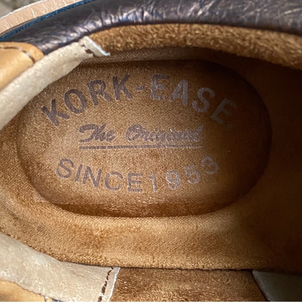 KORK-EASE MADDI METALLIC BRONZE LEATHER SNEAKER US 7 / EU 38 - Picture 8 of 12